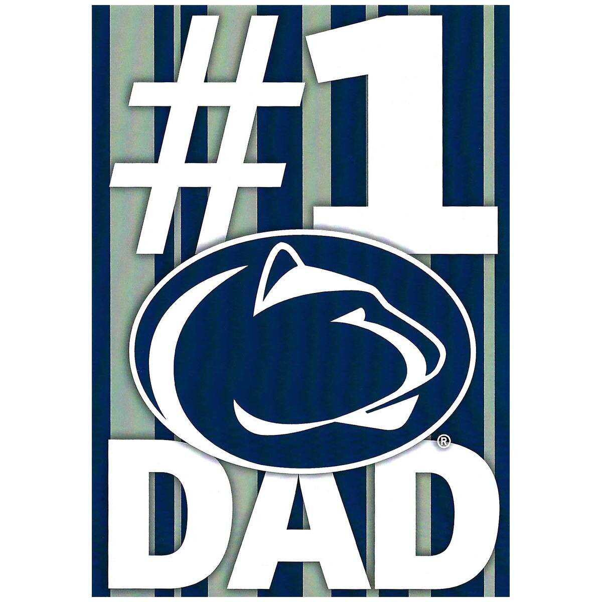 #1 Dad card with Penn State Athletic Logo
